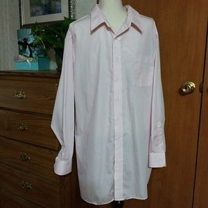 Handsome pink long sleeve shirt